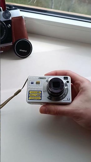 💥Camera Sony Cyber-Shot DSC-W120 Silver 7.2MP digital vintage compact retro rare💥Y2K Nostalgia 2000s