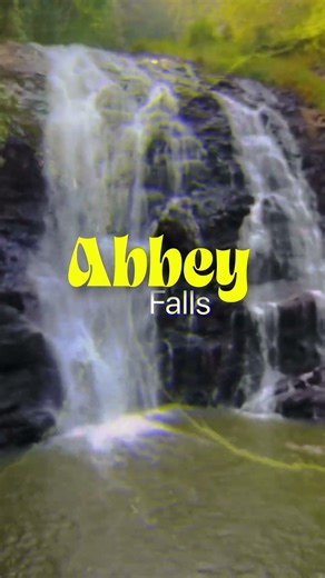 Abbey Falls | Coorg's Most Beautiful Waterfall 🌊 #short #montage #travel #youtubeshorts #waterfall