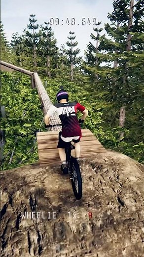 Pure Anxiety in Descenders🫣 #shorts #shortsfeed #descenders #mtb