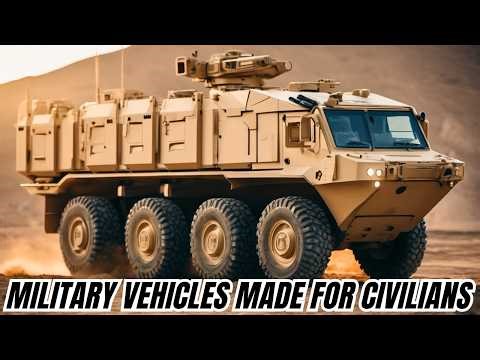10 Powerful Military Vehicles that Civilians Can Own!