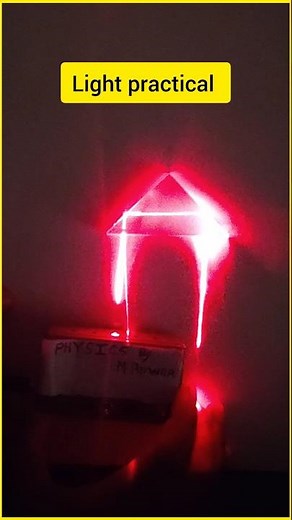 Light law of reflection and refraction | Light Practical | Ray Optics | #shorts