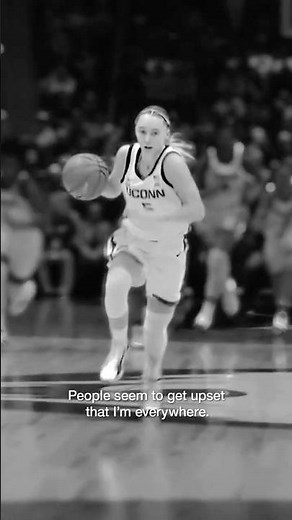 Paige Bueckers in a Nike commercial