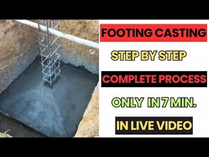 Footing Casting Step by Step | Isolated, Sloped & House Footing Full Process Explained #footingwork
