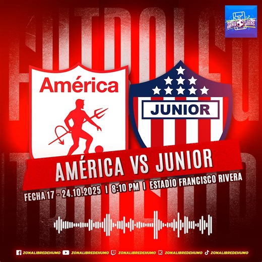 6.6K views · 145 reactions | ¡MAÑANA! La Mecha sigue en la lucha por clasificar y toda la información desde Cali para el mundo con ​#ZonaLibreDeHumo​ y todas sus plataformas digitales. ⚽​​​​​​​​​​#AmericaDeCali​​​​​​#Junior Desde las 7:40 pm #FacebookWatch ​#YoutubeLive ​#Twitch ​#Kick | Zona Libre De Humo | Facebook