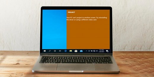 Fix: Your PC Can't Project To Another Screen Try Reinstalling The Driver Or Using A Different Video Card