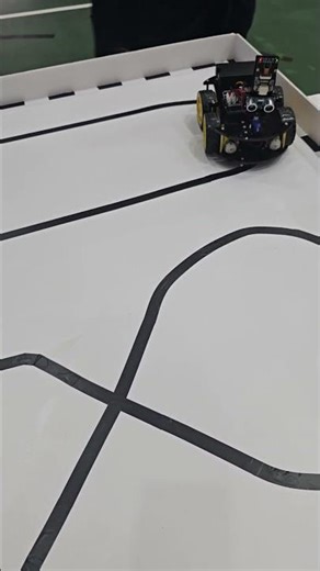 A car designed to follow a perimeter, using sensors.School based project.