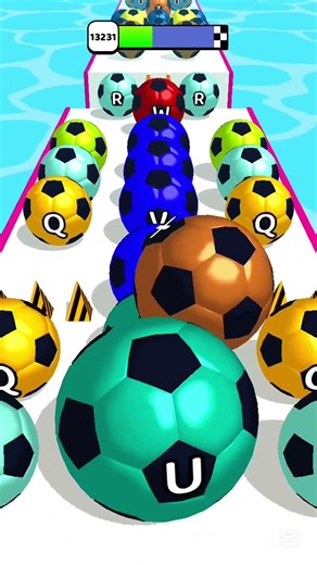 AZ Run 🏐 ABC Runner All Levels Gameplay Walkthrough (Android Ios) Part 224