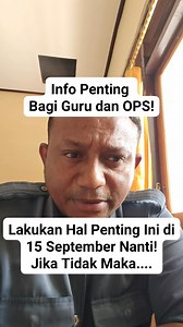 Bapak/ Ibu Guru dan Terutama Operator Sekolah (OPS) harus tahu ini! #guru #dapodik #reels #fyp #vod | Fransiskus Berek