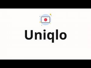 How to pronounce Uniqlo