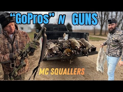 GOPRO HUNTING MADNESS! Guns, Action, and Close Calls #mcsquallers #coonhunting #hunting #trapping