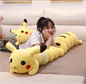 You won't want to sleep next to this Pikachu caterpillar plushie