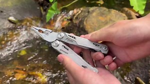 Multitool Pliers Pocket Knife Camping Hiking Gear Multitool Knife 16-in-1 Multi Tool Saw Scissors Wire Cutter Stripper Screwdrivers Bottle Can Opener Tool Gifts for Men for Camping Hiking EDC