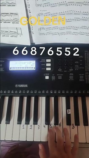 GOLDEN PIANO TUTORIAL - EASY TUTORIAL