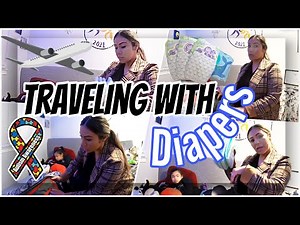 Autistic pre teen traveling with diapers | What’s in my backpack 🎒 | Autism life with Ashy