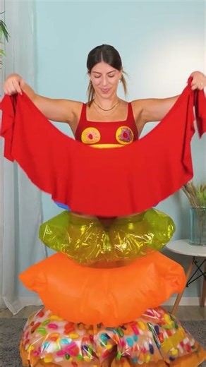 Awkward Dress That FLOATS! 😂 Such a Crazy Clothes Idea