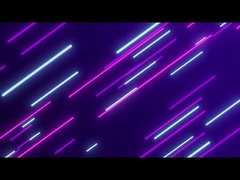4K Rounded Neon Multicolored lines Background Looped Animation | Free Footage | Motion Made