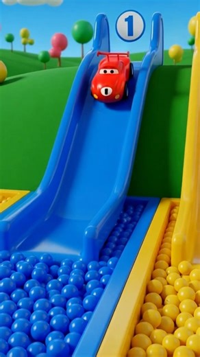 Learn Numbers with Cars | Cars Cartoon for Kids #shorts #numbers #cars #kidscartoon