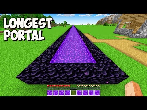 Where does THE LONGEST NETHER PORTAL leads in Minecraft? I found THE BIGGEST SECRET PORTAL!