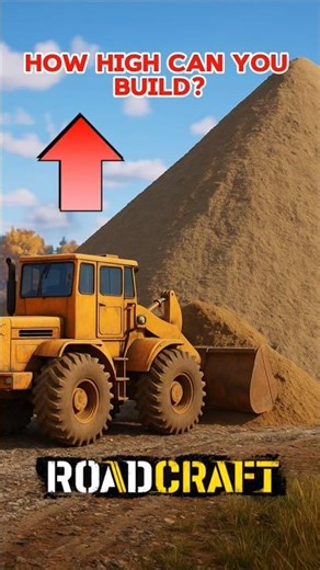 How High Can You Build in RoadCraft? #gaming #roadcraft #shorts