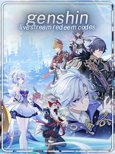 genshin 7.0 livestream redeem codes 💎✨ | 300 primogems!