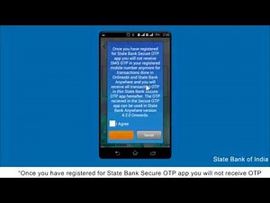 Secure OTP App Download and register (Video Created as on December 2016)
