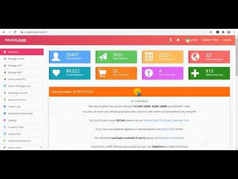 Free CCcam Reseller Account With Free Credit (Balance)