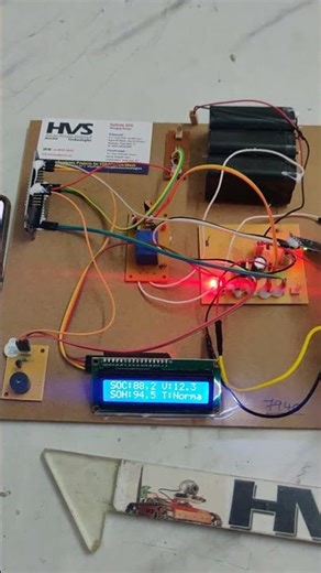 Battery Management System BMS Using NodeMCU with SOC SOH Calculation and Thingspeak