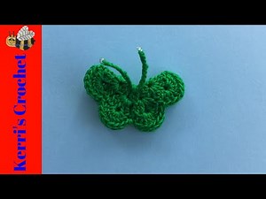 Easy Butterfly Crochet Tutorial - Crochet Applique Tutorial