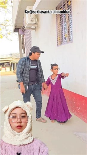 GHOST LOOKS LIKE FATHER AND SISTER😱#remix #funny #dubbing