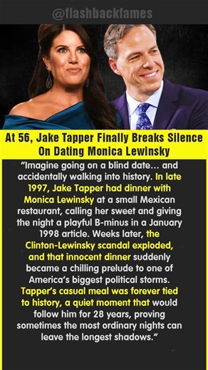 At 56, Jake Tapper Finally Breaks Silence On Dating Monica Lewinsky #shorts