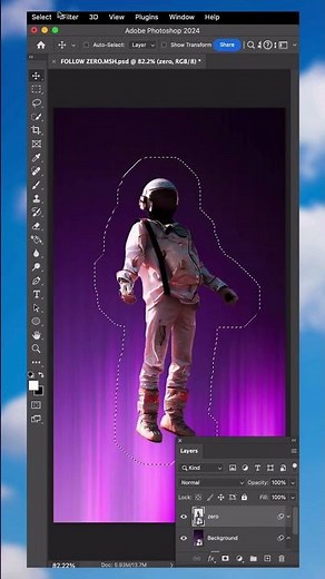 How to do this super easy text wrap effect in Photoshop!