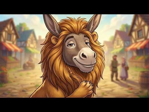 The Donkey in the Lion's Skin | Aesop's Fable | Moral Stories for kids