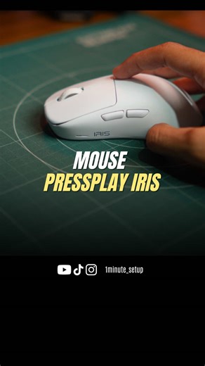 Mouse Ergonomis IRIS dari Pressplay: Kenyamanan Gaming Terbaik