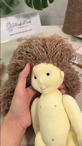 Ever wondered how to make perfect doll hair by hand? 🧵💖