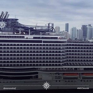 Sean and Stef gave us a great view of #MSCSeaside. Thank you for the beautiful video! Don't let these deals fly by: http://bit.ly/2Ra6Er3 | MSC Seaside