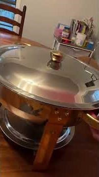 Features of the Chafing Dish Design