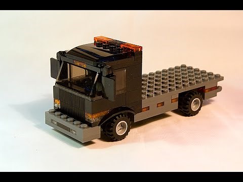 LEGO Building Instructions: LEGO Flatbed Truck MOC