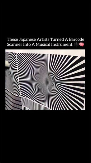 Insidee Out on Instagram: "They didn't see a barcode scanner as a tool, they saw it as an instrument waiting to be played. This experimental setup converts the black-and-white patterns of barcodes into electrical signals that become rhythm, pitch, and tone. Each barcode produces a different sound, and scanning faster or slower changes the tempo in real time, turning motion into music. Built by a Japanese experimental art collective, the project repurposes everyday electronics, from scanners to C