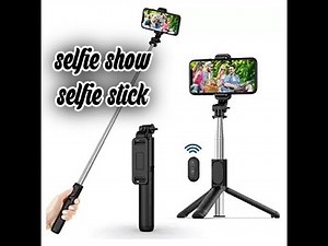 Selfie show selfie stick unboxing and demo for cameras and cellphones.Life in america