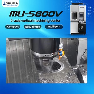 The MU-S600V is a 5-axis vertical machining center, designed as the...
