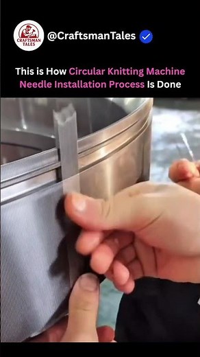 This is How Circular Knitting Machine Needle Installation Process Is Done