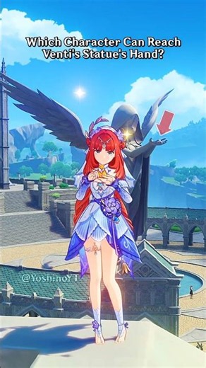 Which Characters Can Reach Venti's Statue's Hand In Genshin Impact (Part 2)
