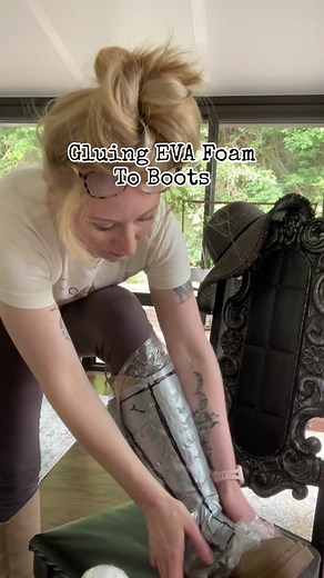 DIY Tutorial: Gluing EVA Foam to Boots for Cosplay