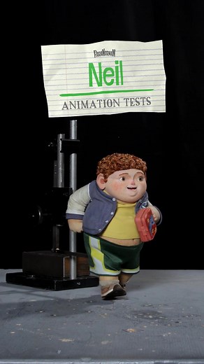 Neil's Distinctive Movements in ParaNorman Animation Tests