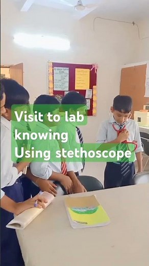 children using stethoscope science