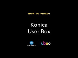 Konica User Box
