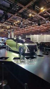 Here's your first up close look at the new Lexus flagship the LS concept! #lexusls