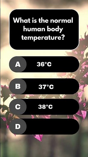 What is the Normal Human Body Temperature? 🌡️ #Shorts