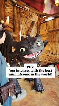 POV: You just met Toothless at Epic Universe 🐉✨ #EpicUniverse #Toothless #HowToTrainYourDragon