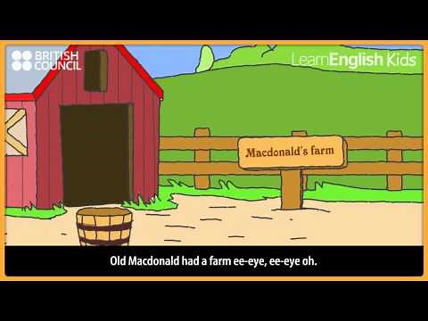 Old MacDonald - Nursery Rhymes & Kids Songs - LearnEnglish Kids British Council